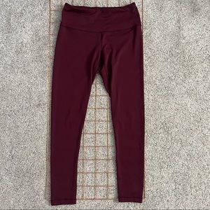90 Degree by Reflex | Maroon Full-Length Leggings